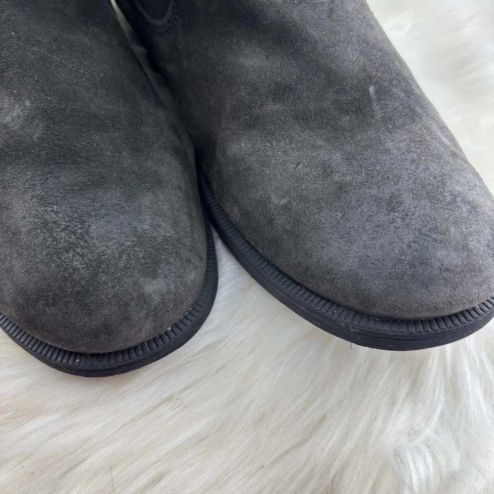 UGG Blayre Black Leather Suede Winter Boots size 12 Woman’s